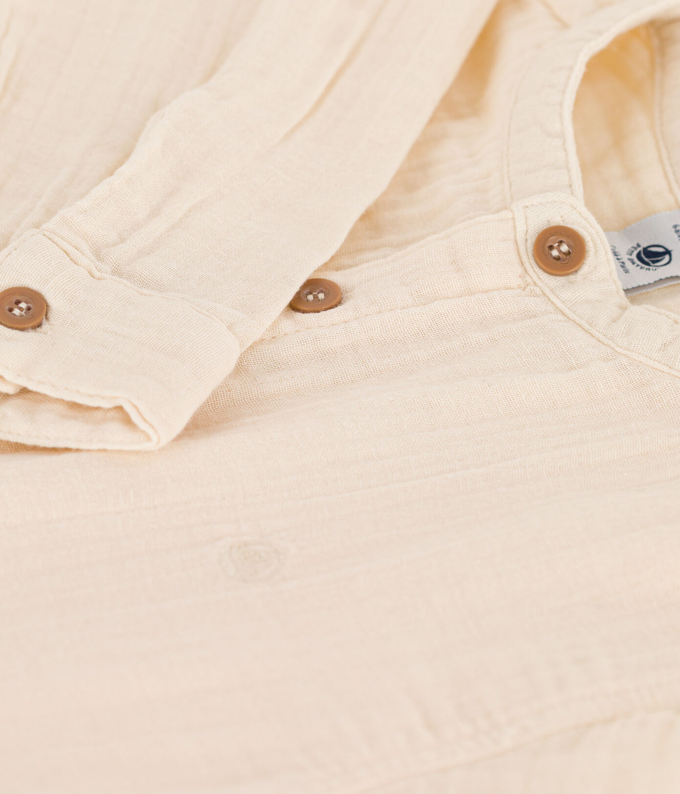 Chemise en gaze de coton enfant garçon