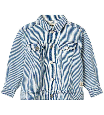 Wheat Denimjakke - Vive - Ink Stripe