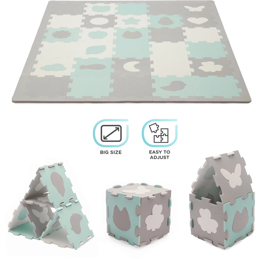 Kinderrkraft Puzzlematte LUNO SHAPES, mint