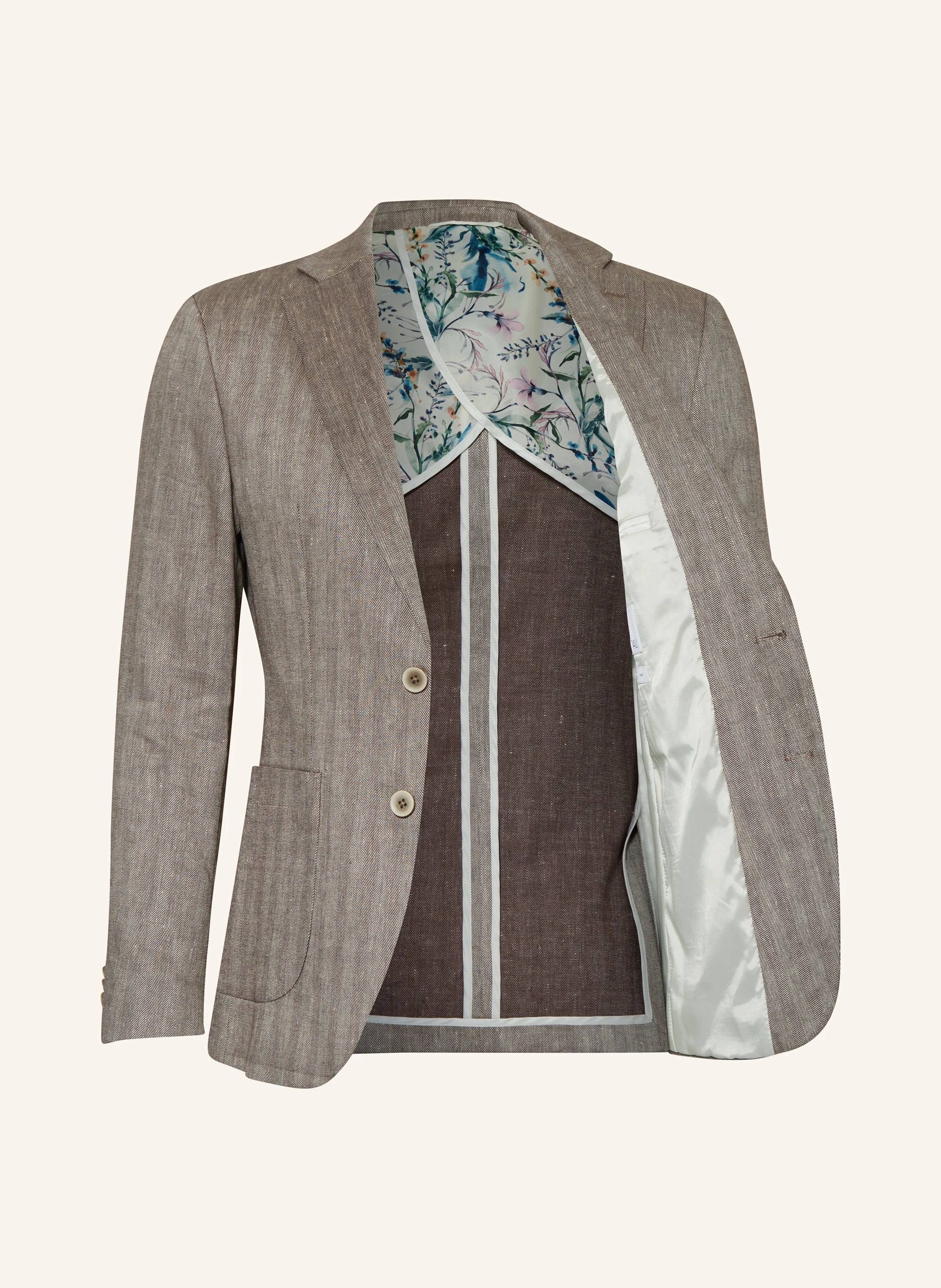 PAUL Anzugsakko Slim Fit mit Leinen