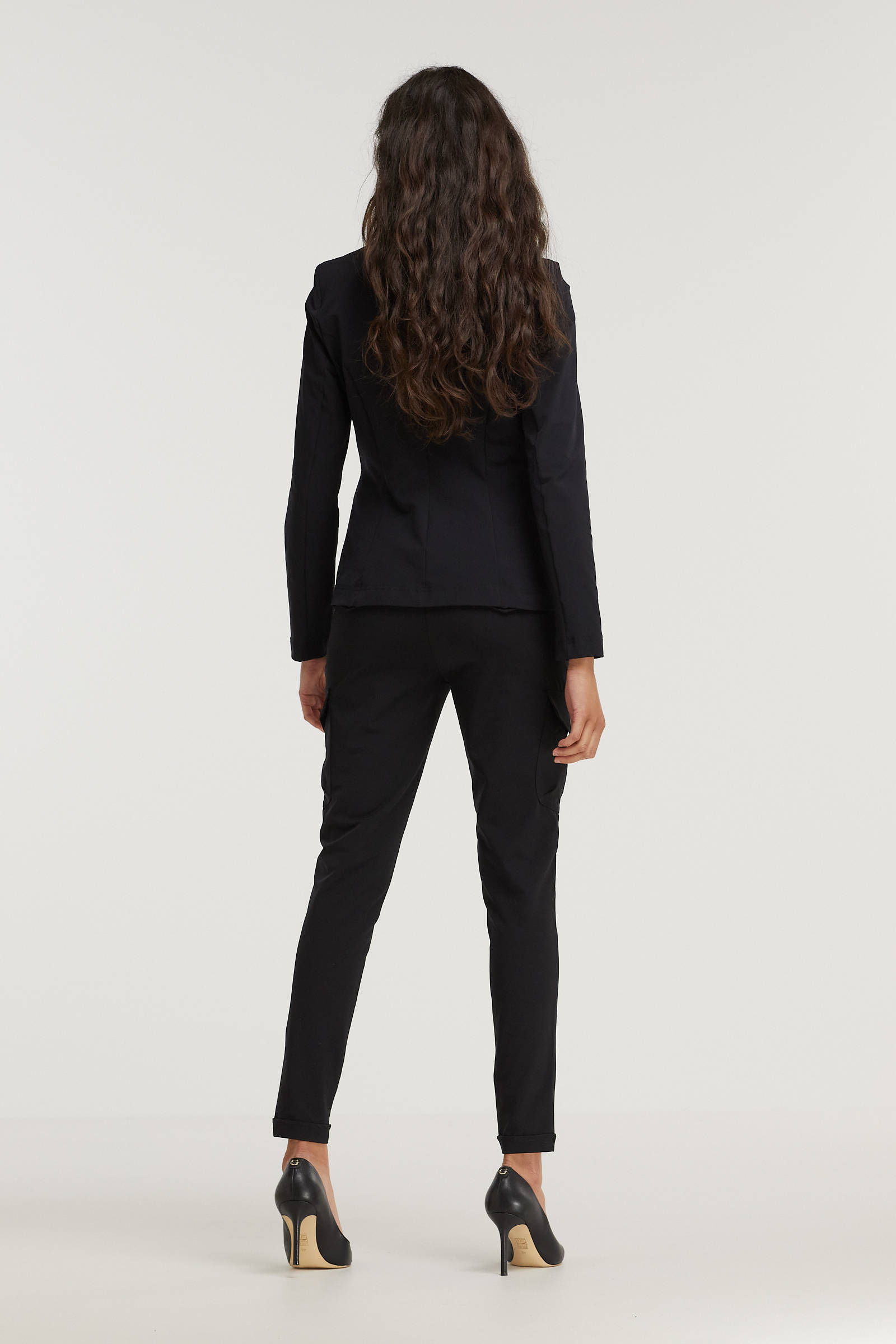 TQ-Amsterdam blazer Ingrid van travelstof zwart