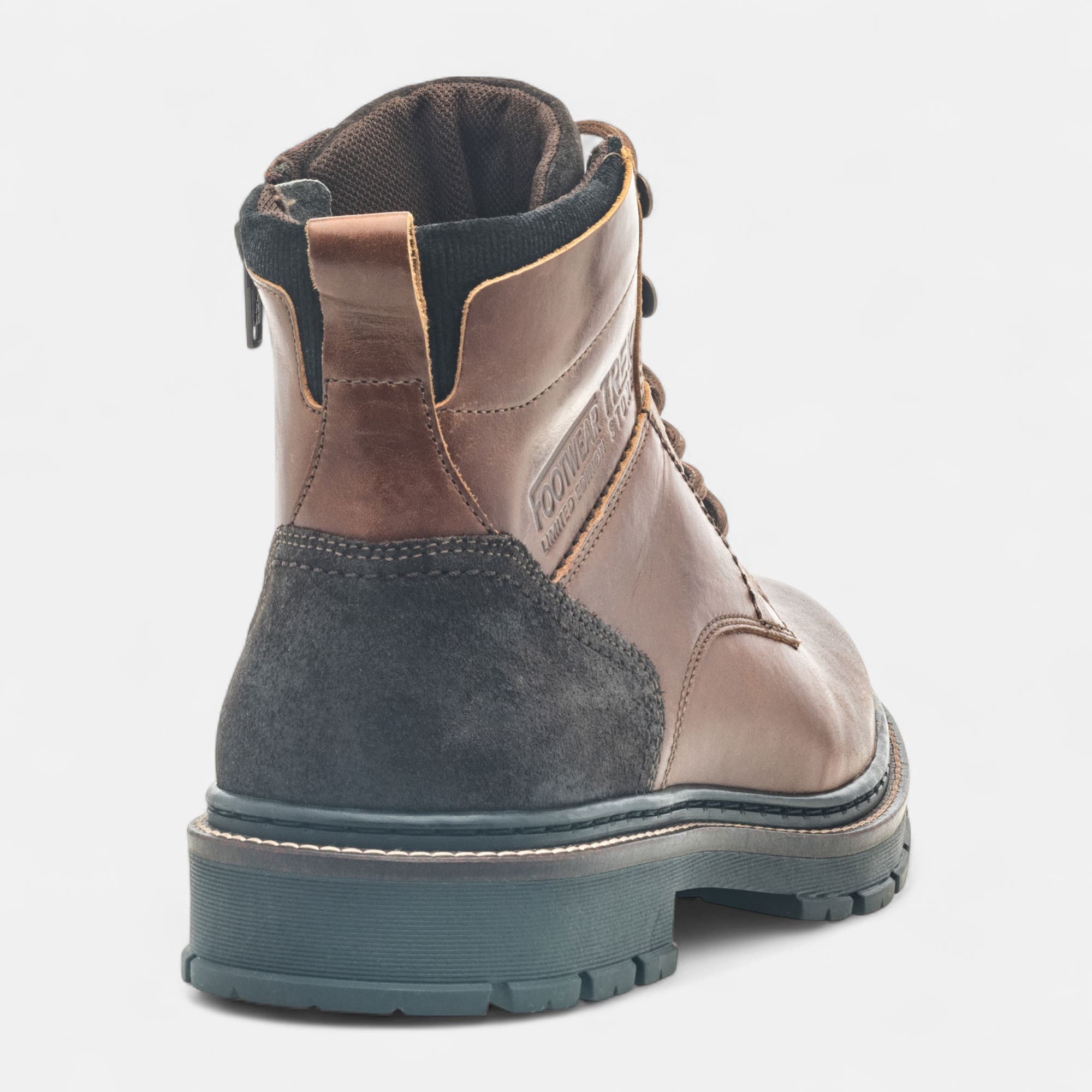 Boots Homme en cuir cognac
