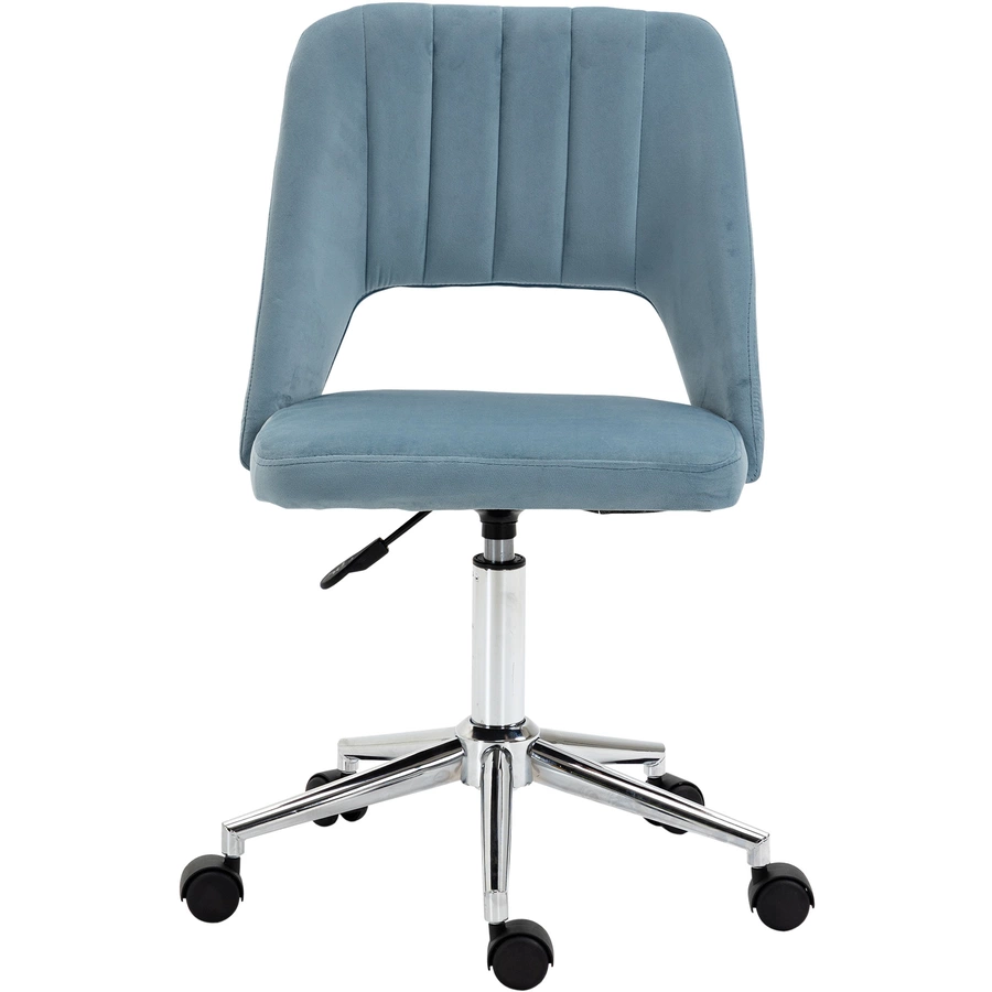 Vinsetto Bürostuhl moderner Stil, drehräder, High-End-Gaslift Blau