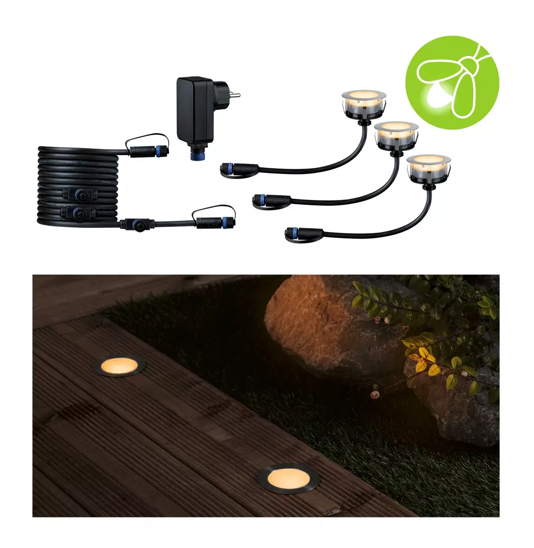 LED-Bodeneinbauleuchte Plug&Shine