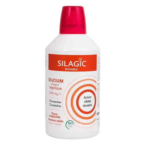 Silício orgânico silágico + glucosamina e condroitina 1 litro