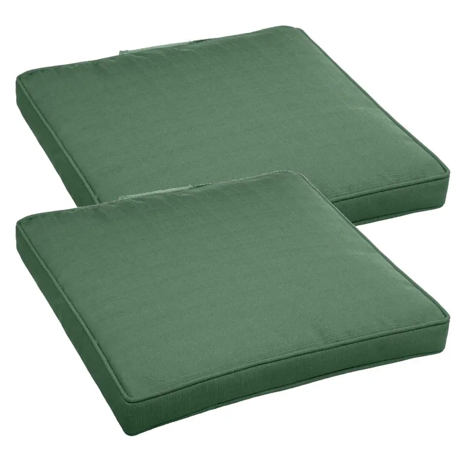 Hesperide Stoelkussens - binnen/ buiten stoelen - groen - 40x4 cm