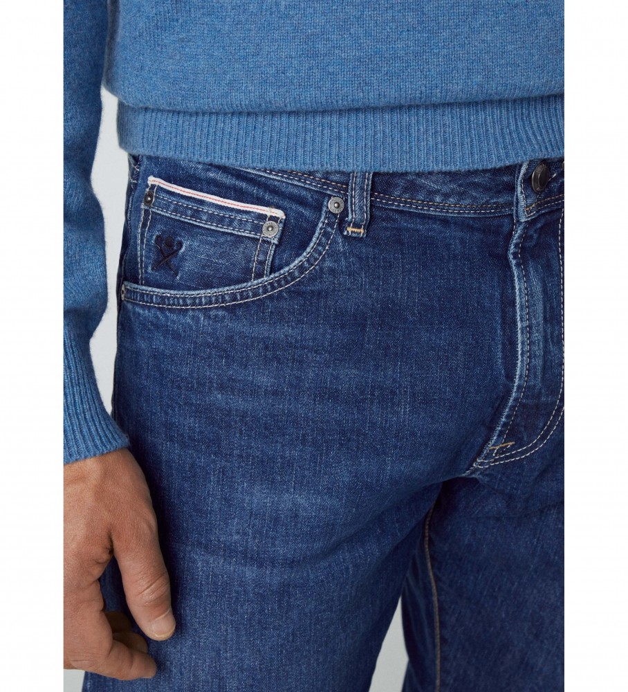 Jeans Hackett Selvage Azul