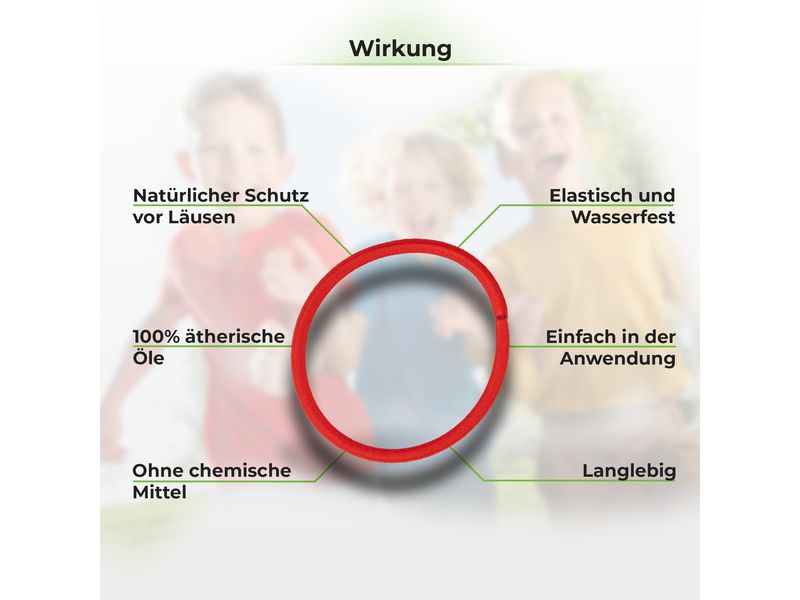 Quick Aid Insektenabwehr Anti-Läuse Haargummi schwarz 4 Stü Natürlicher und effektiver Schutz gegen Kopfläuse