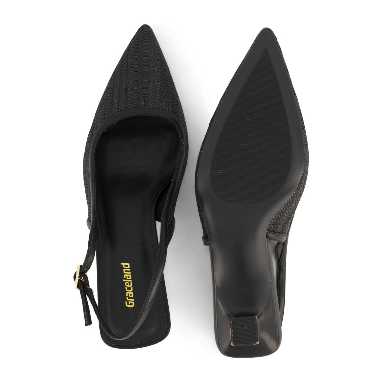 Graceland slingback pump zwart