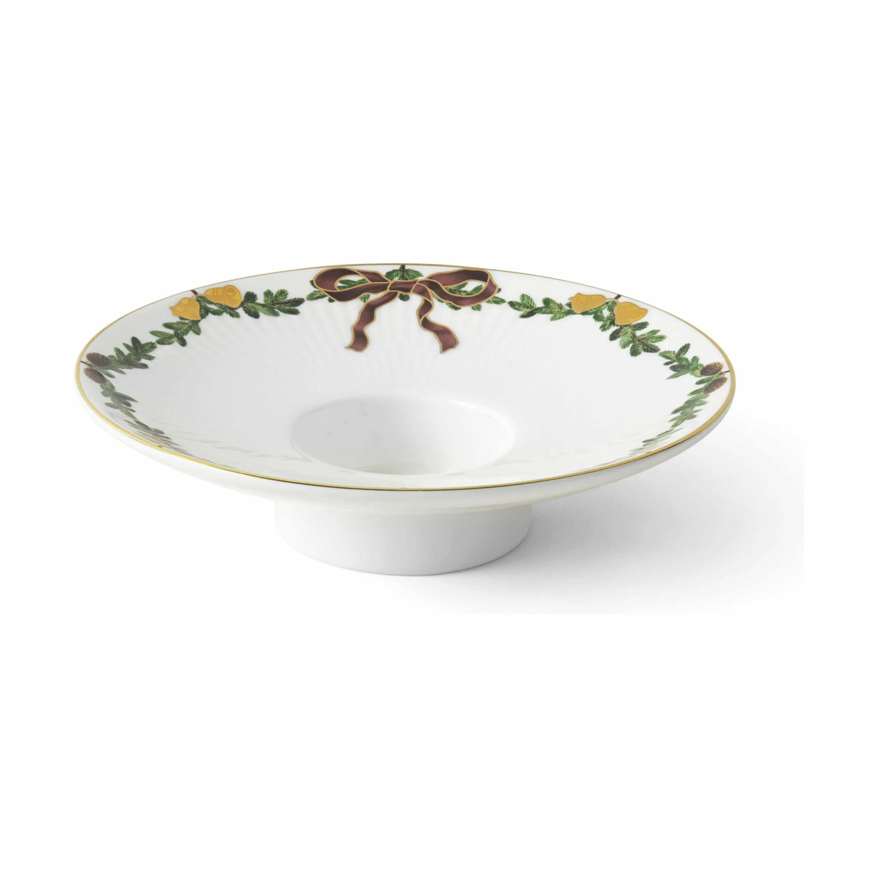 Royal Copenhagen Stjerne Riflet Jul Lysestage