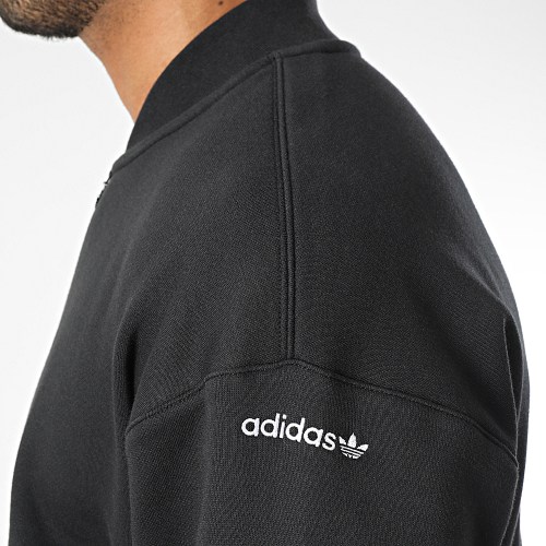 Sweat Col Zippé HZ Crew HR5339 Noir