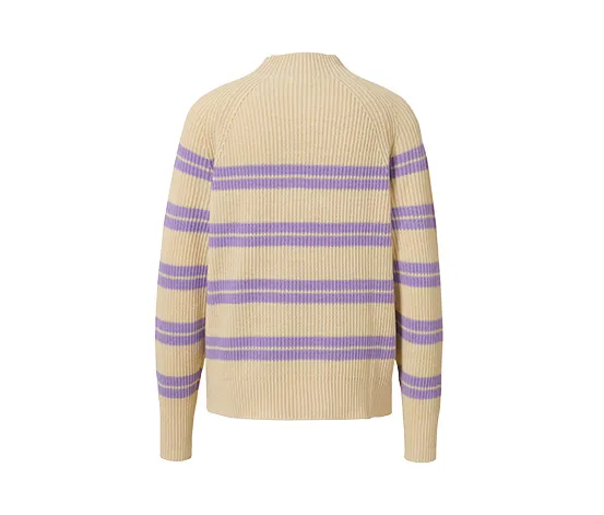 Gestreifter Strickpullover