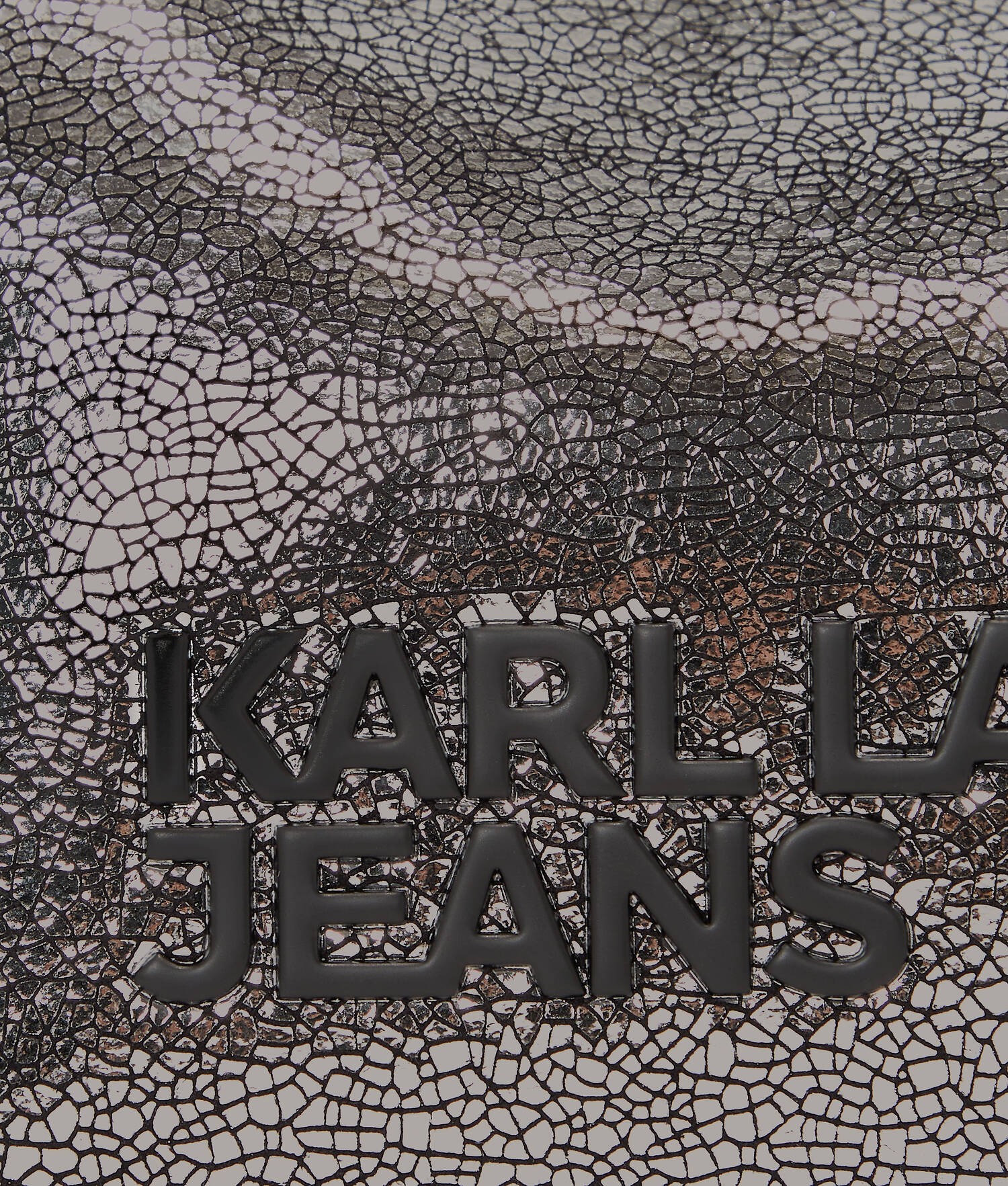 SAC À MAIN À LOGO MÉTALLIQUE KLJ