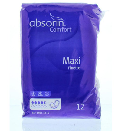 Absorin Comfort finette maxi (12 stuks)