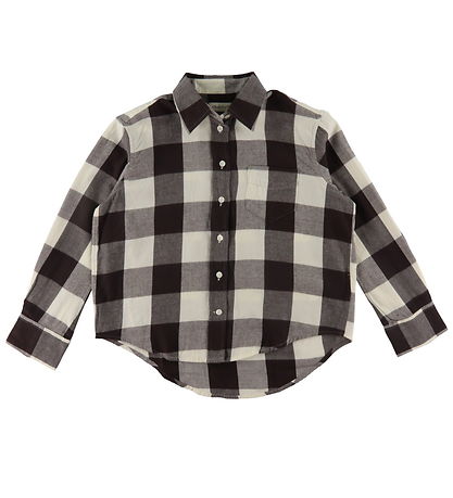 GANT Hemd - Kariert - Entspannt - Cream/Braun