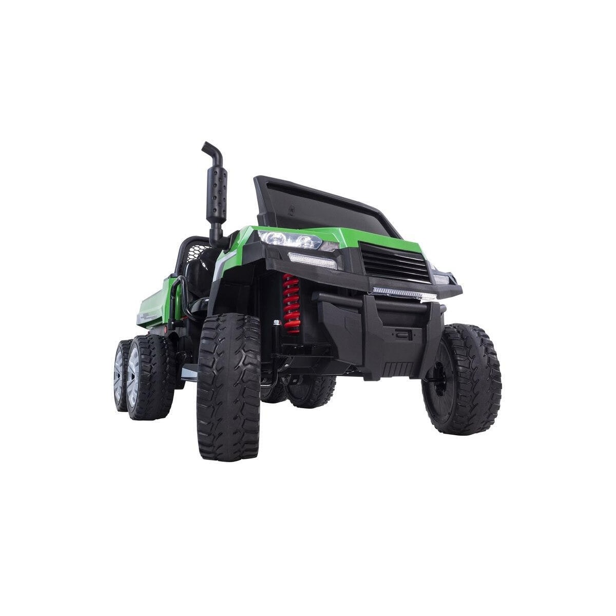 Elbil Truckster 4WD 12V - Grønn-Grå
