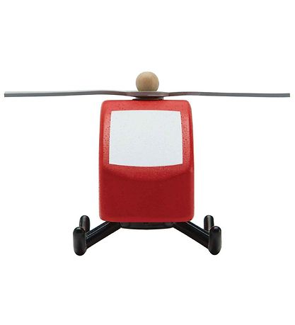PlanToys Tr?leget?j - Helikopter - R?d