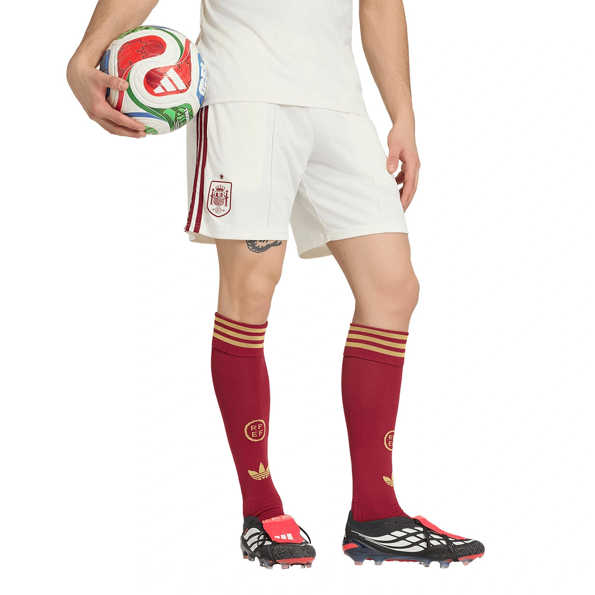Calções adidas Espanha Segundo equipamento Mundial 2026
