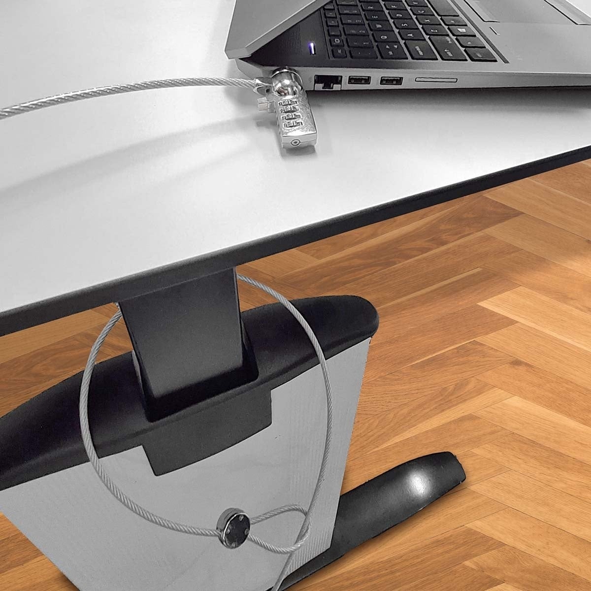 Nedis Notebook Lock | Lås type: Digit | 1.80 m | Sink Legering