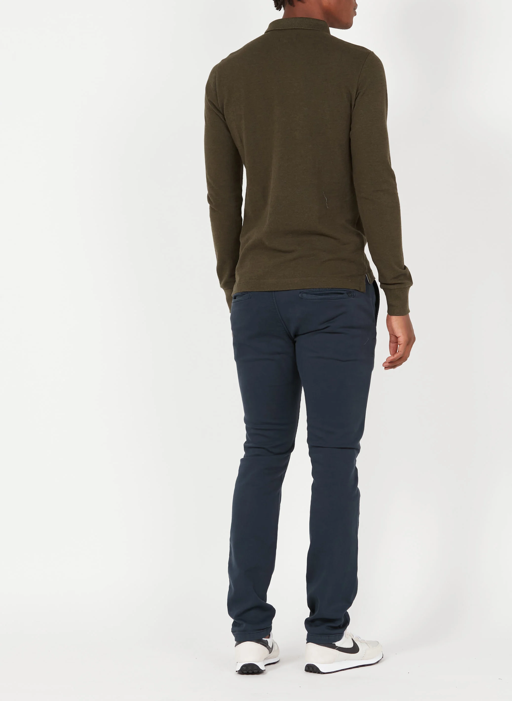 KURT - Pantalon chino en coton mélangé | Blanc