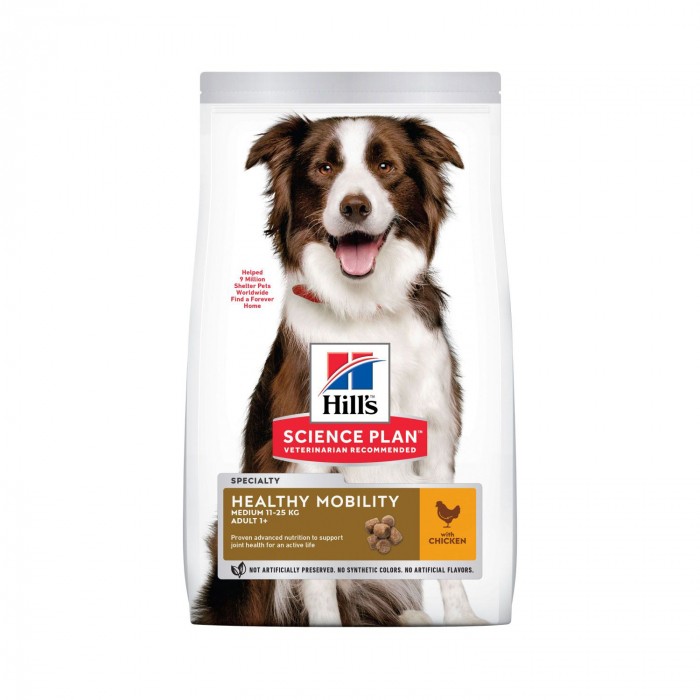 HILL'S Science Plan Healthy Mobility Medium Adult au Poulet - Croquettes pour chien