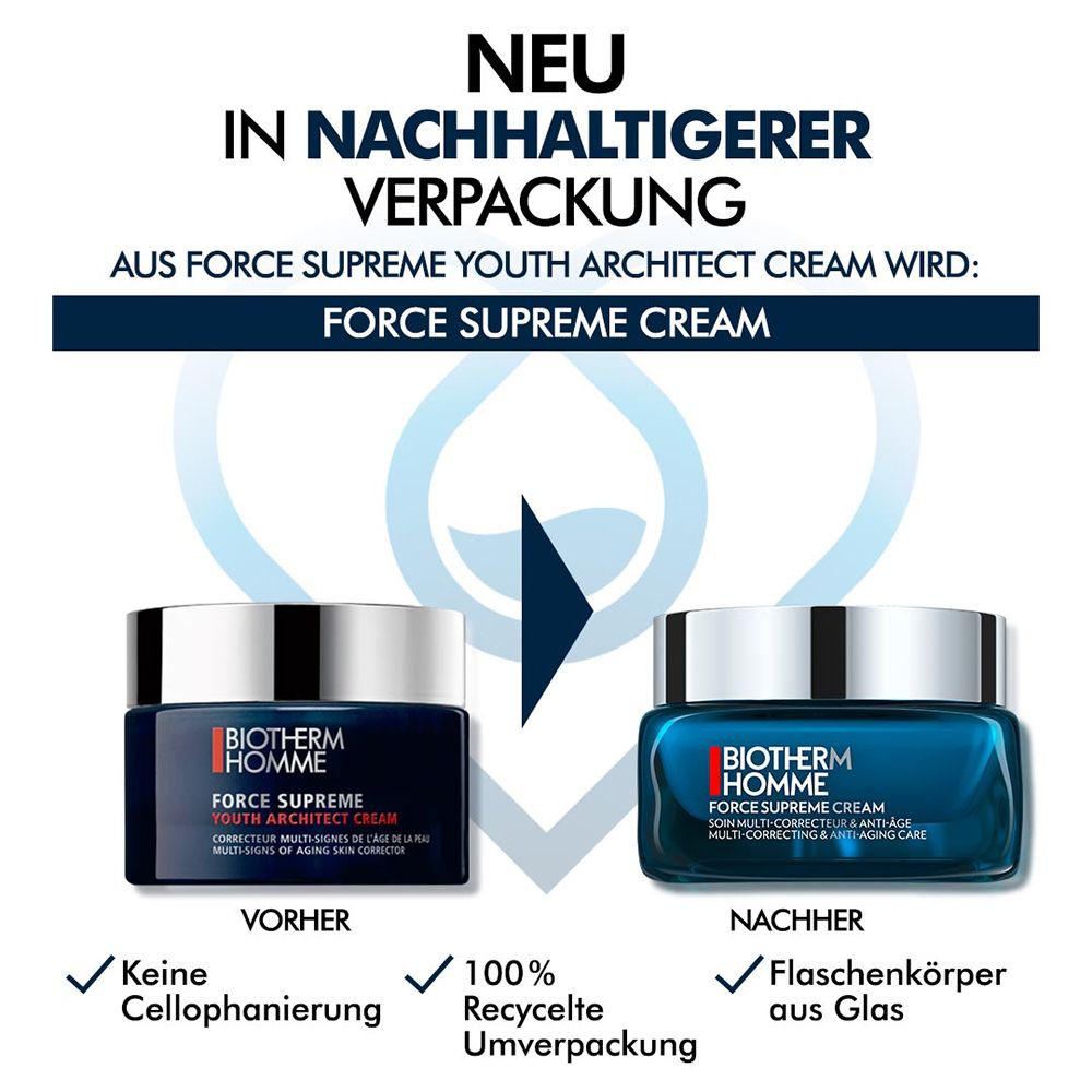 BIOTHERM Force Supreme Anti-Aging Gesichtspflege - Jetzt 20% sparen mit Code 