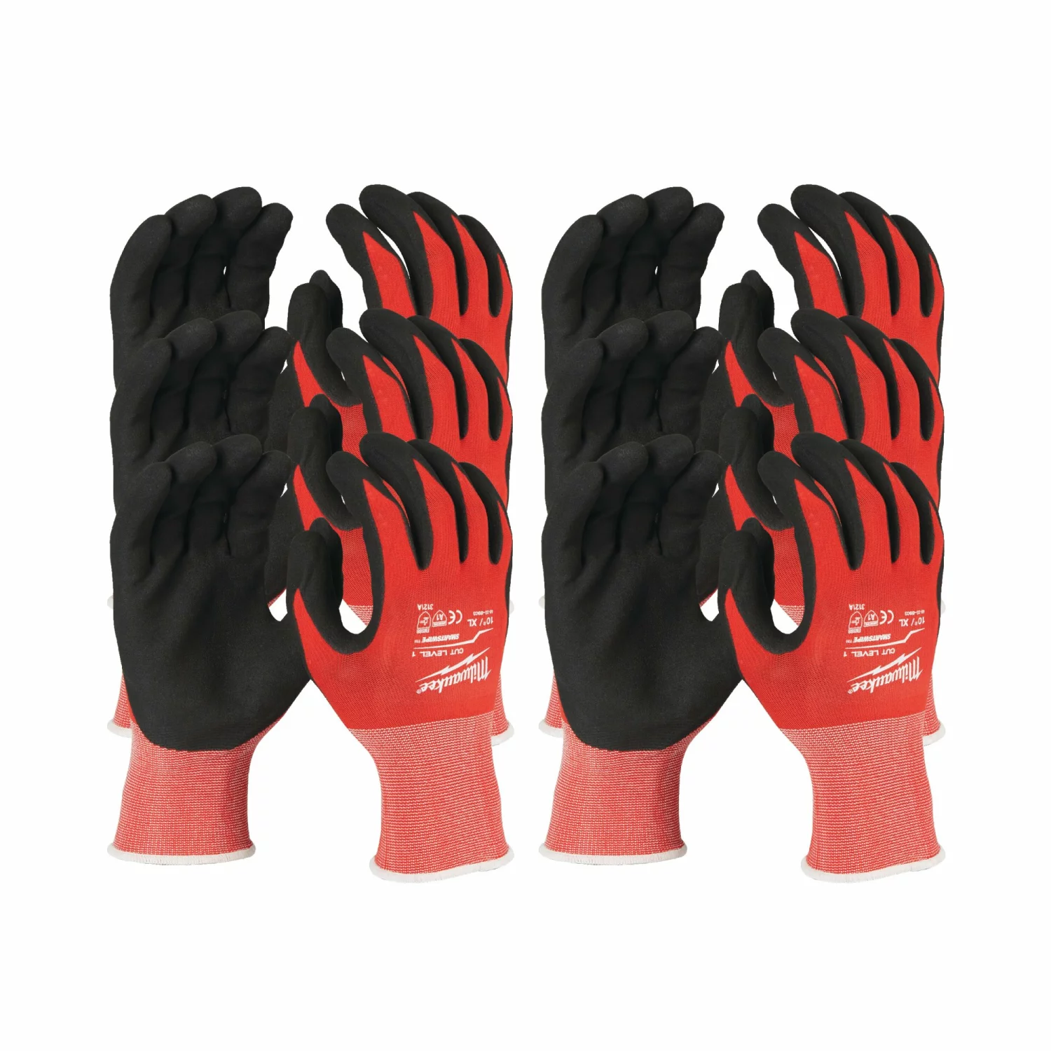 Milwaukee 4932471616 Werkhandschoenen - Snijklasse 1 - 10/XL (12st)