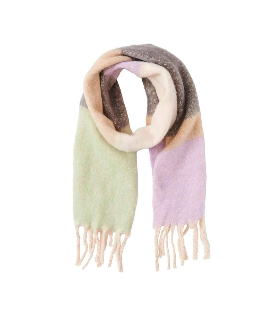Echarpe Verte /Violette Femme Pieces Bea