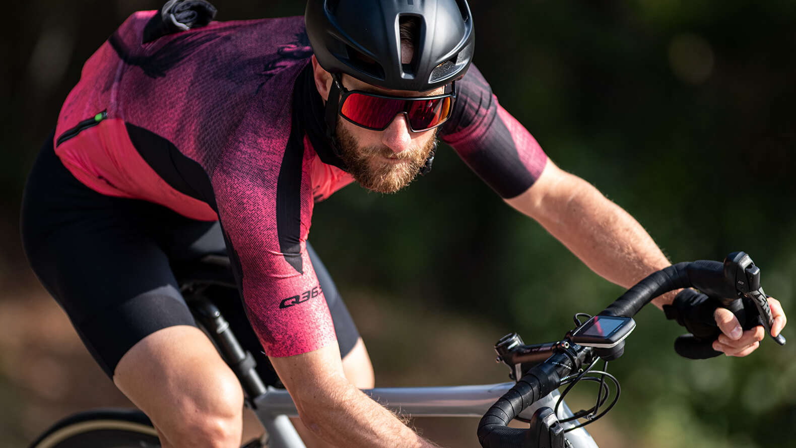 Q36.5 R2 Lion Fietsshirt Korte Mouwen Rood Heren