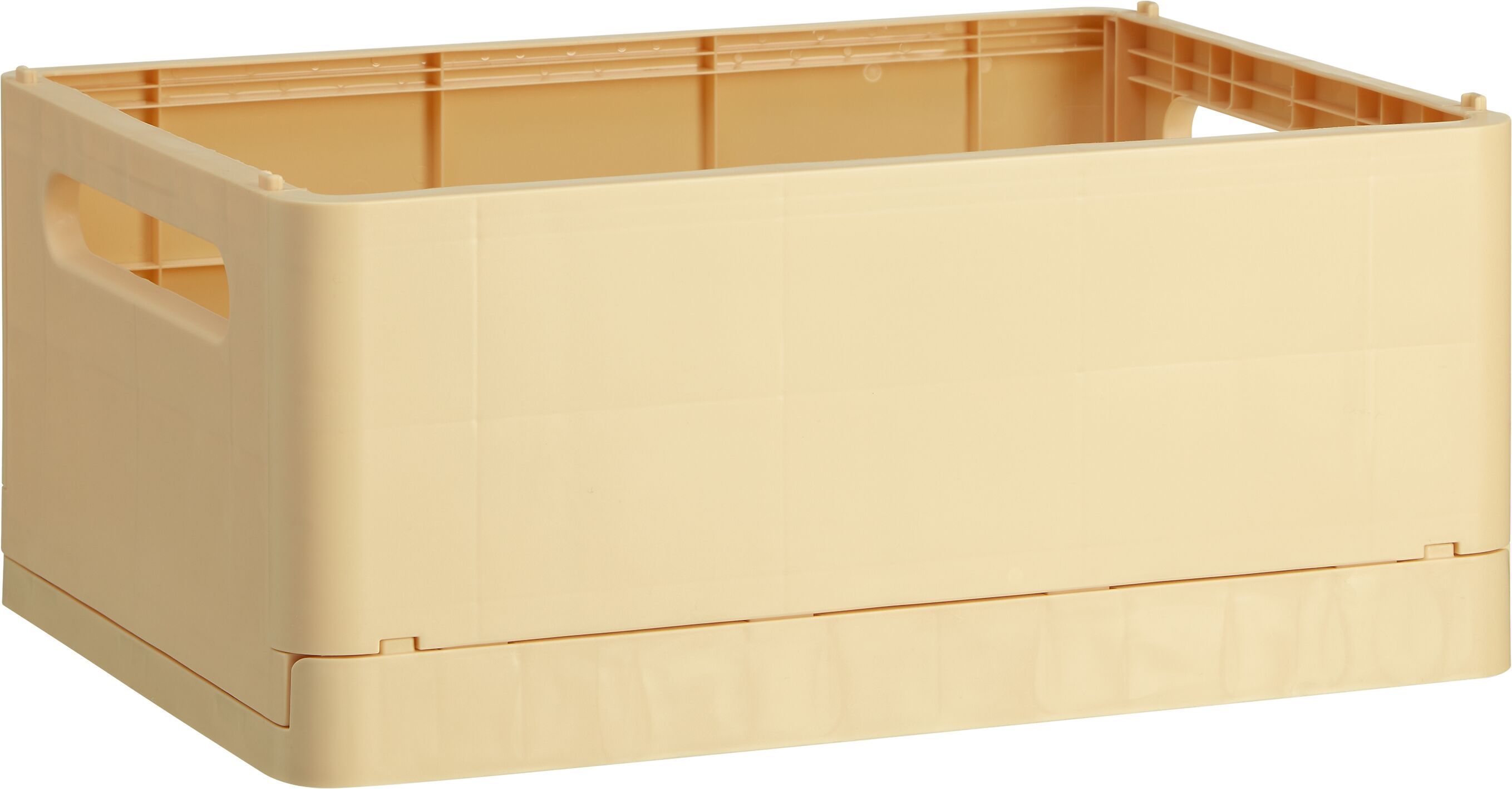 SAVINA Faltbare Box GRS - Gelb / B: 27.5 cm x T: 37.5 cm x H: 16.2 cm