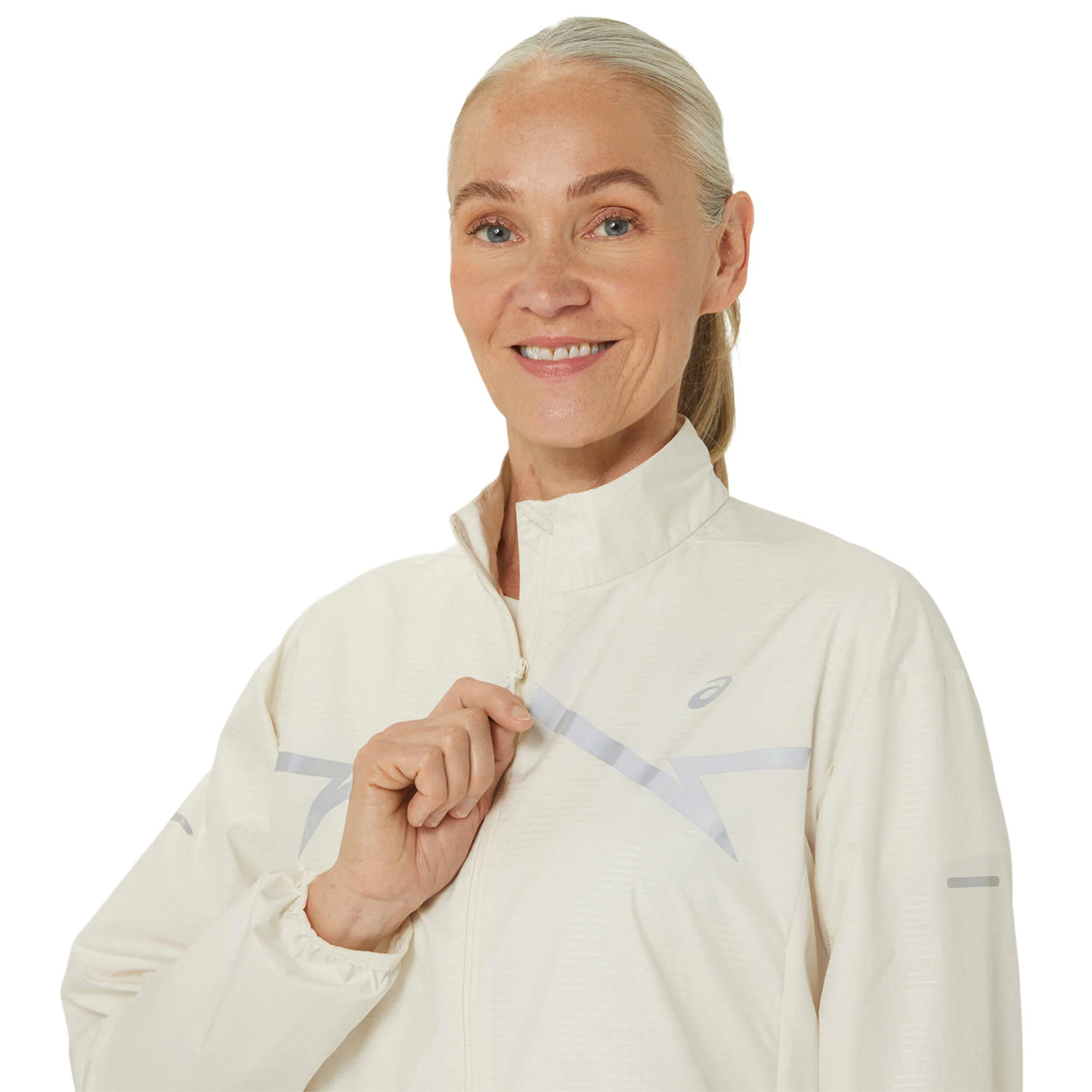 ASICS Lite-Show Veste Running Femmes - Crème