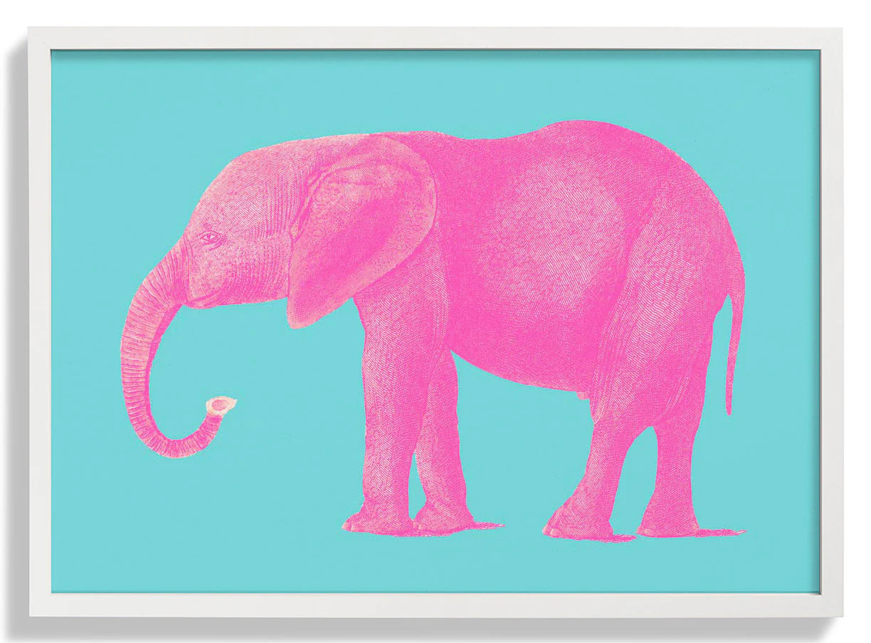 Rosa Elefant Tier
