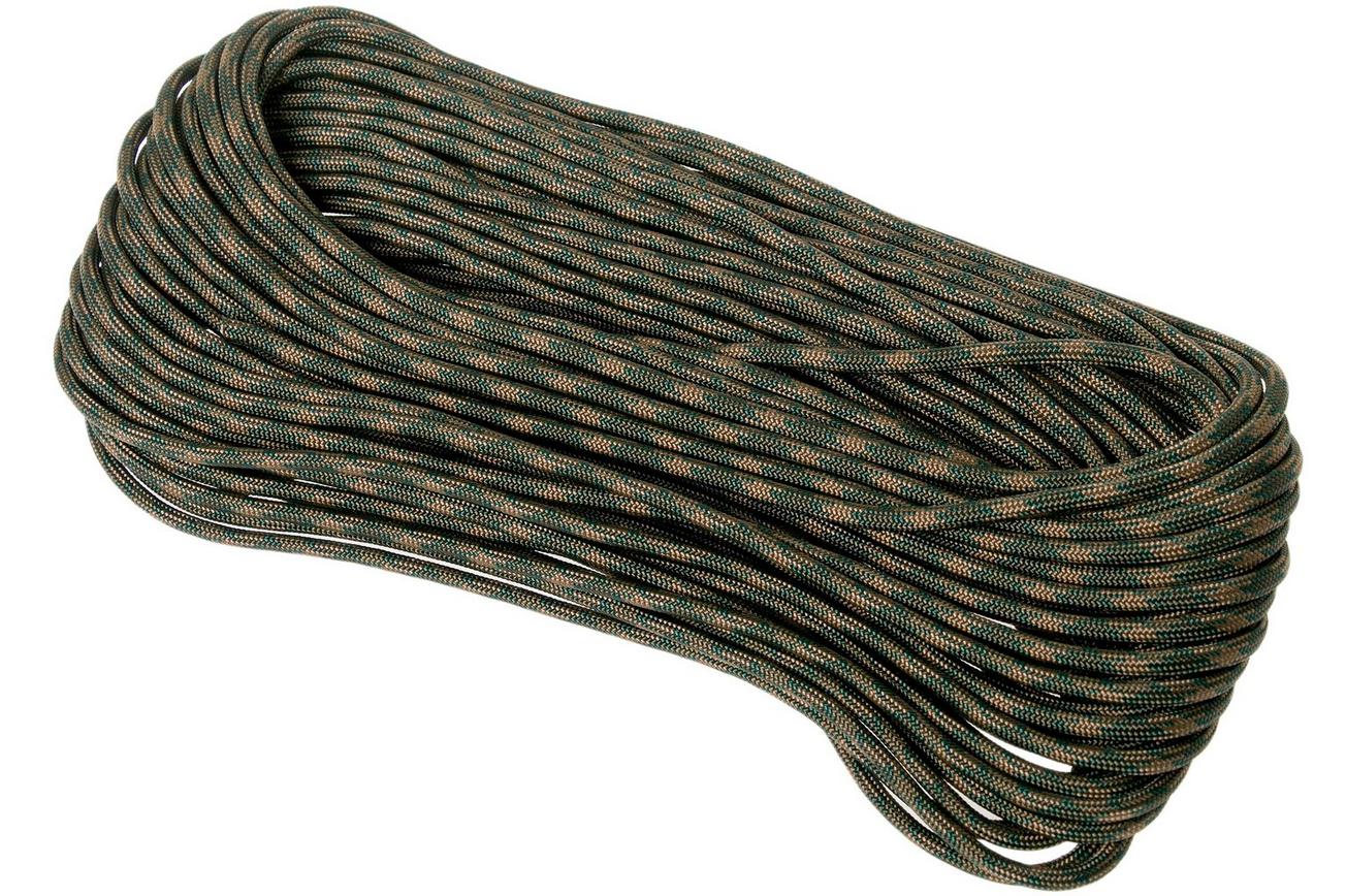 Knivesandtools 550 paracord type III, kleur: wetland, 50 ft (15,24 m)