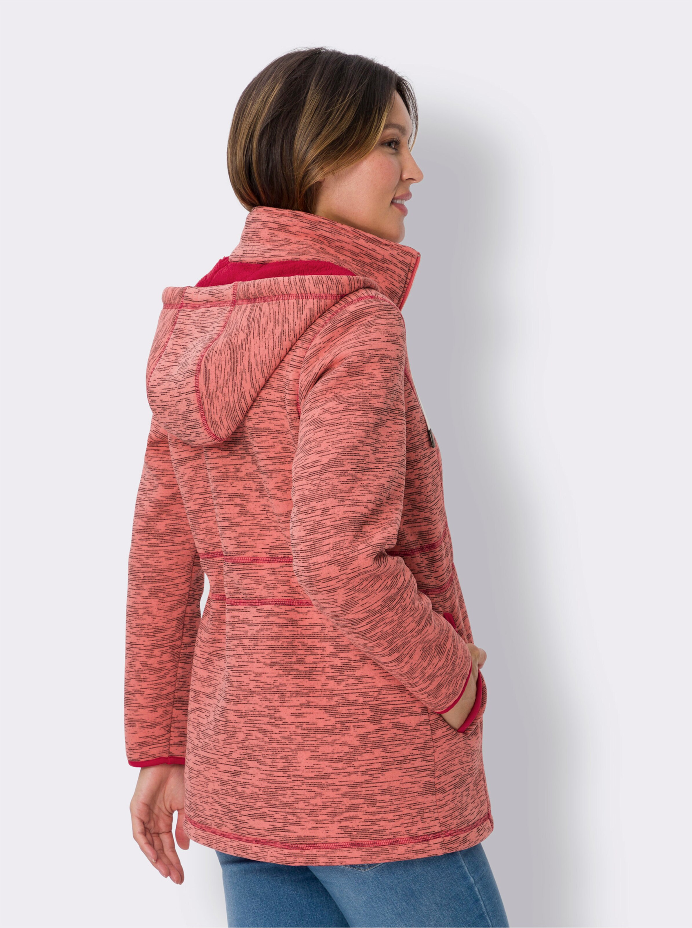 Strickfleecejacke