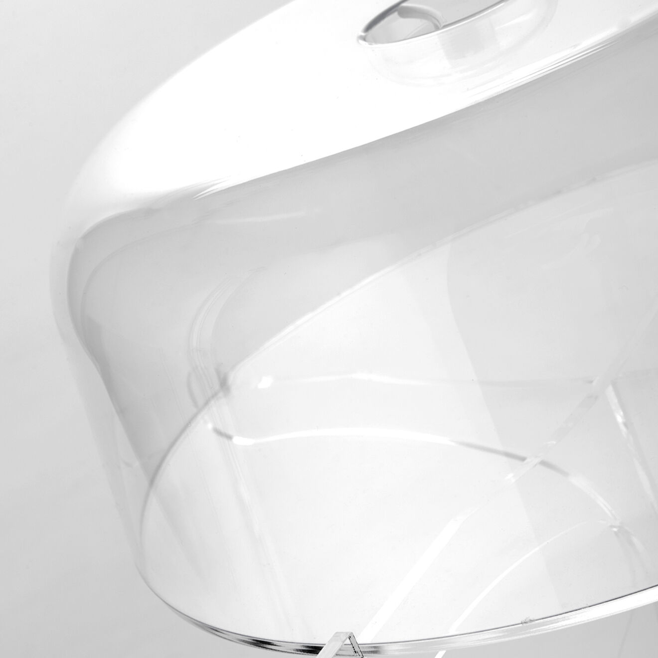 Iplex Support de Gateau Petit format transparent - 29x29x26 cm