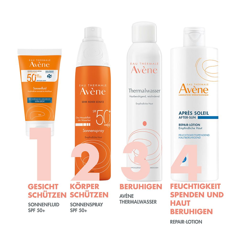 Avène Sonnenfluid LSF 50+ - für empfindliche, normale bis Mischhaut