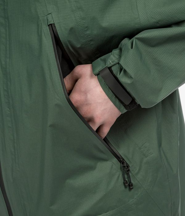 The North Face Packable Light Rain Parka Jacke (duck green)