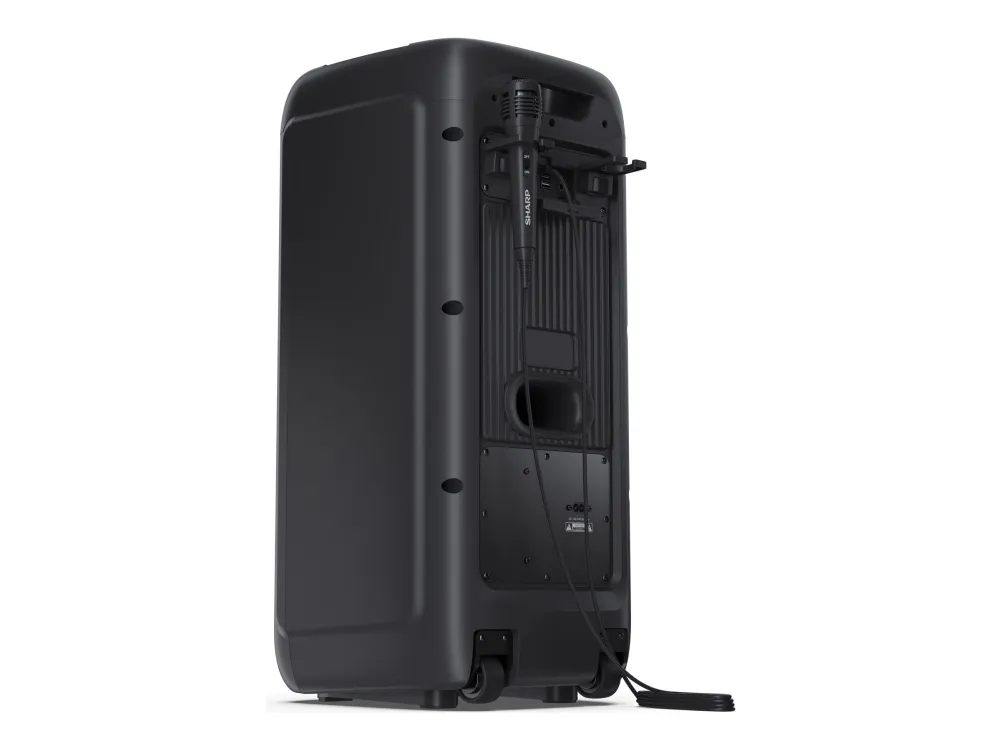 Sharp XParty Street Beat PS-949 - Festhøjttaler - trådløs - Bluetooth - App-kontrolleret - sort (gitterfarve - sort)