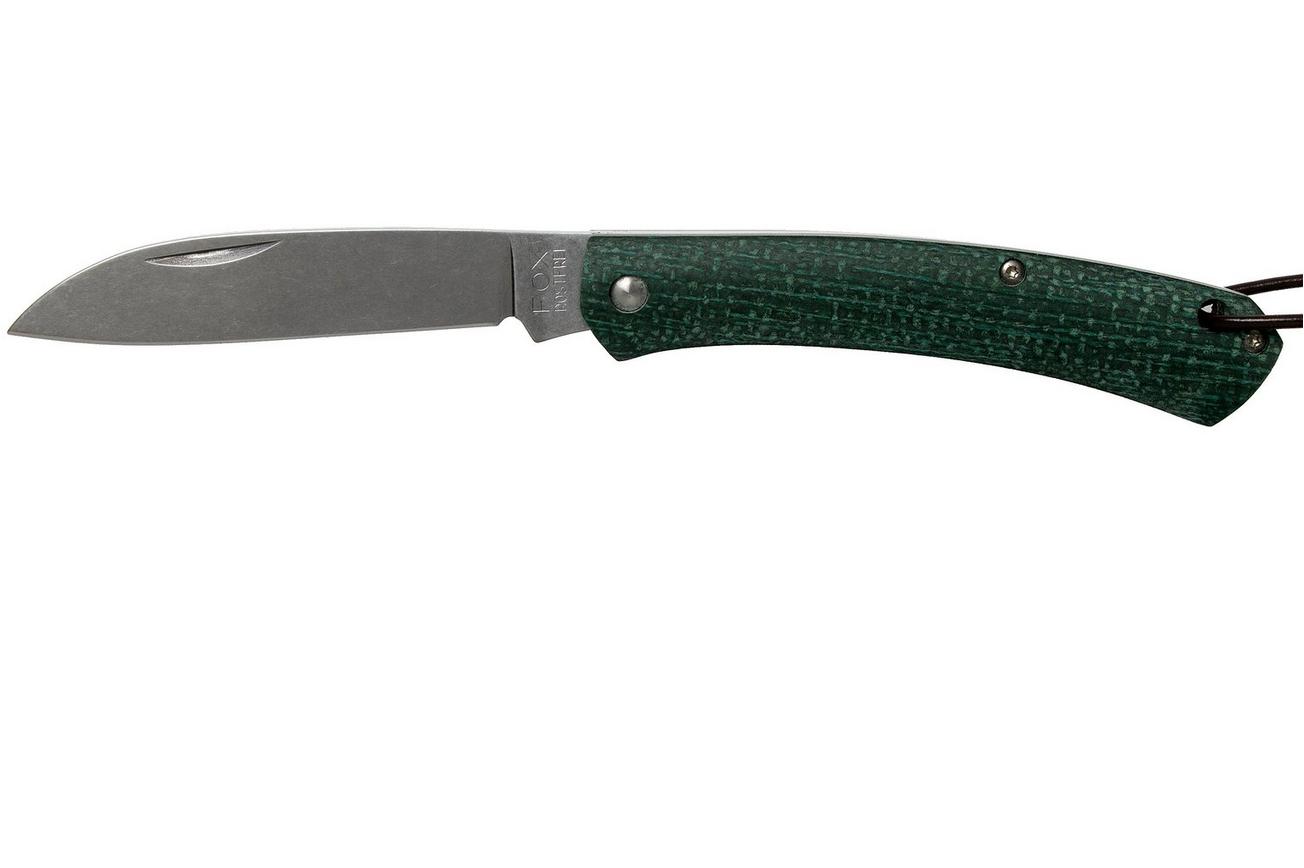 Fox Nauta FX-230MIG Green Micarta zakmes