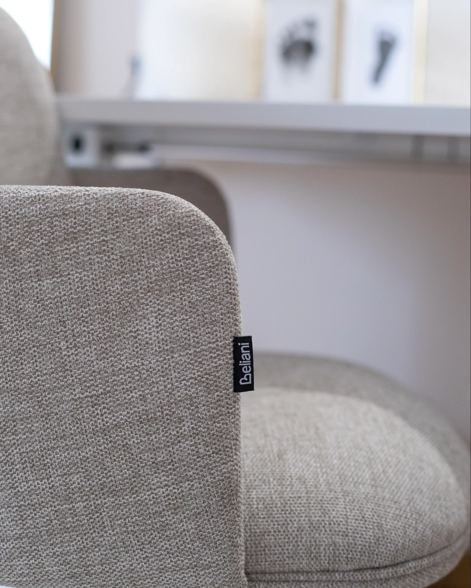 Bureaustoel DRYDEN Beige