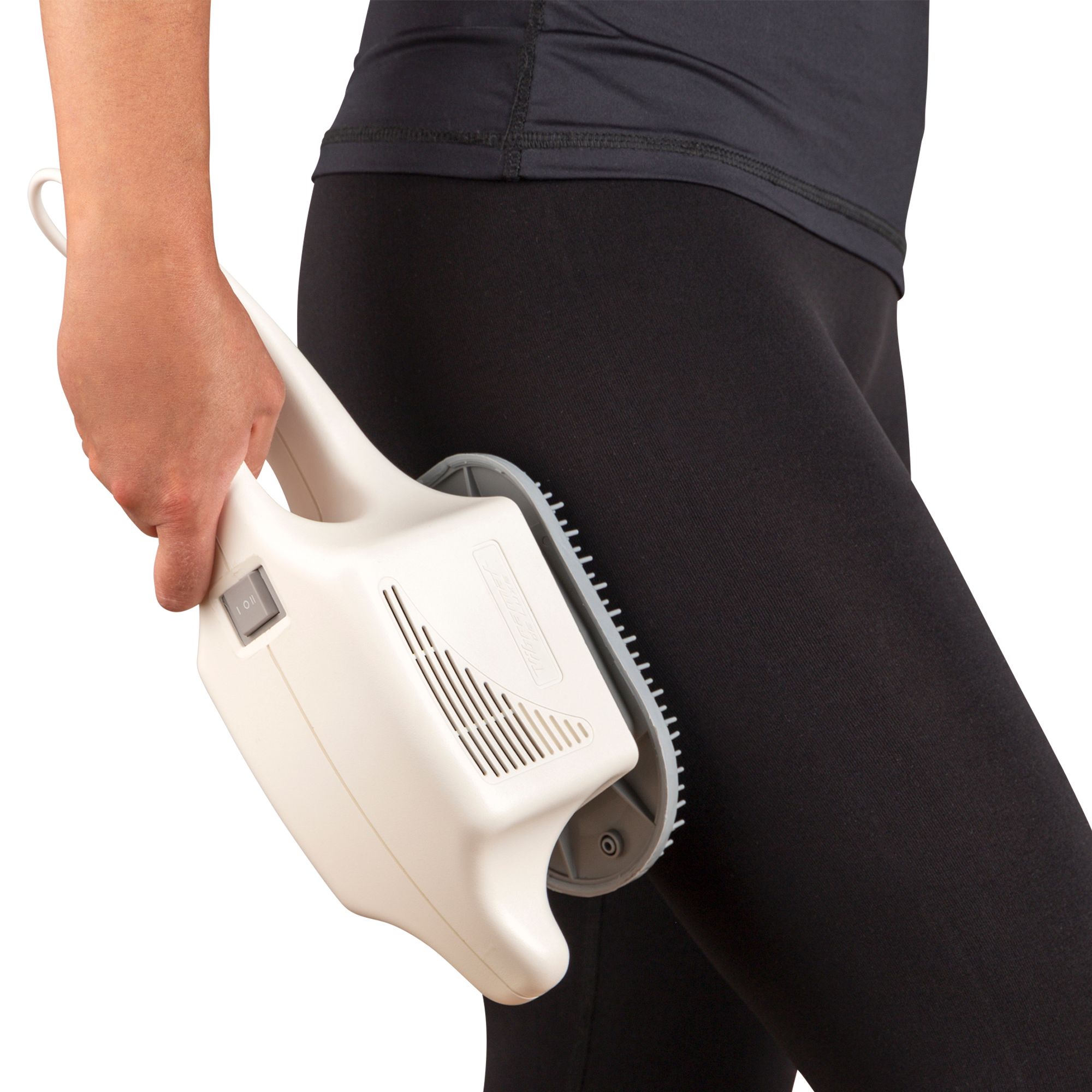 MASPO Vibramat de Luxe professionelles Großflächenmassagegerät mit 2 Massageaufsätzen