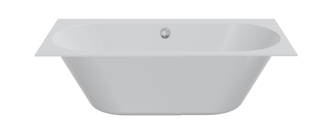Xenz Madeira inbouw ligbad acryl 160x75cm wit glans