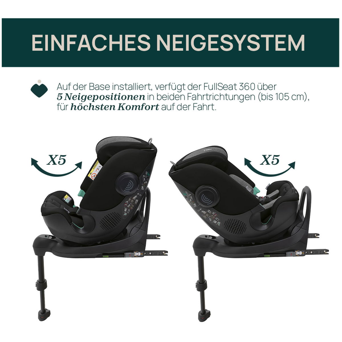 ChiccoChicco   FullSeat 360 i-Size mit Base black satin