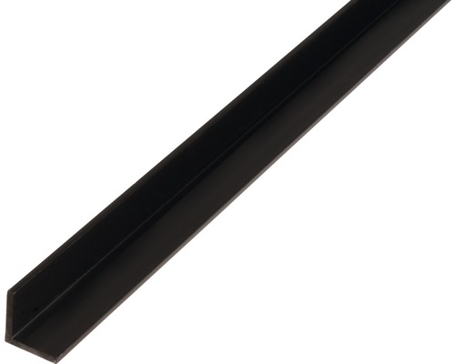 PVC hoekprofiel, zwart, 10x10x1 mm, 2,6 m