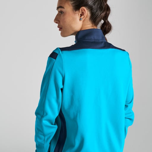 Moletom Joma Championship VI, turquesa fluorescente azul marinho