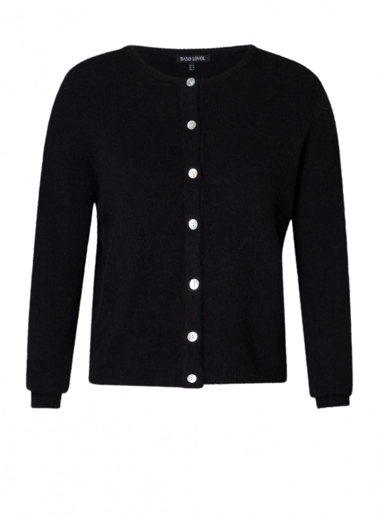 Base Level Curvy Cardigan »Yulia«, mit Woll-Anteil und Knopfleiste