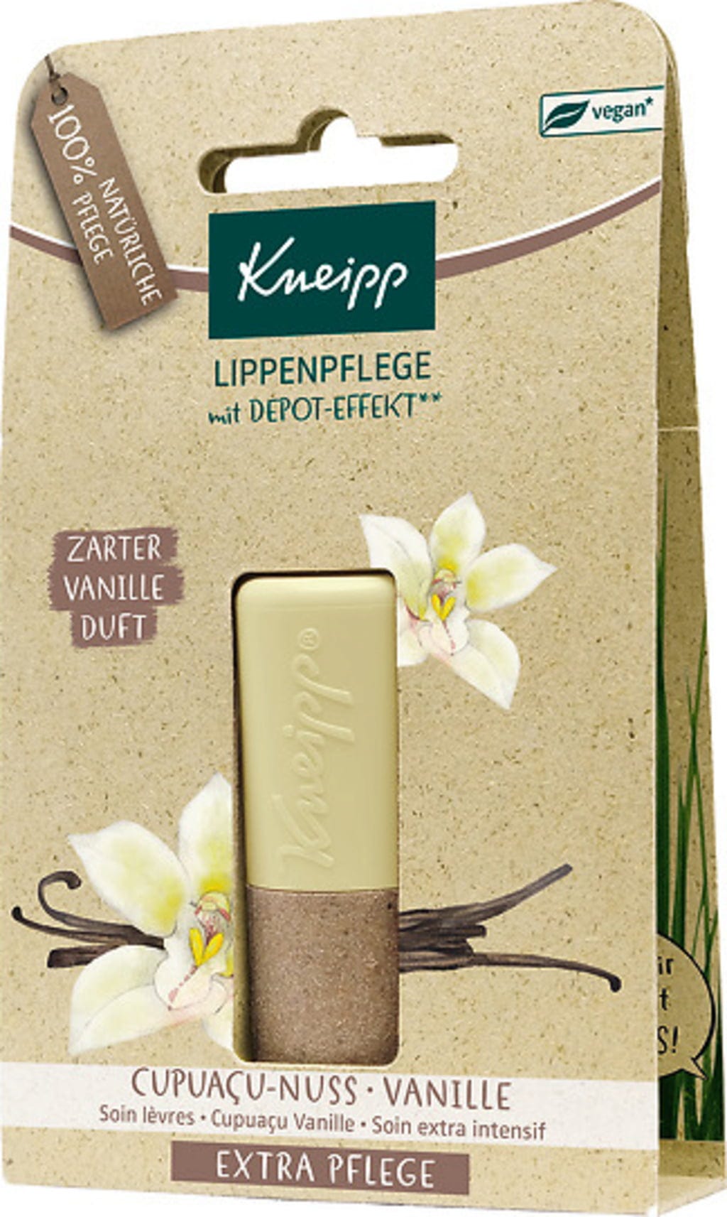 Kneipp  Lippenpflege, Extra Pflege - Cupuacu-Nuss-Vanille (4,70 g)