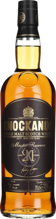 KNOCKANDO 21 YEARS MASTER RESERVE SINGLE MALT 70CL
