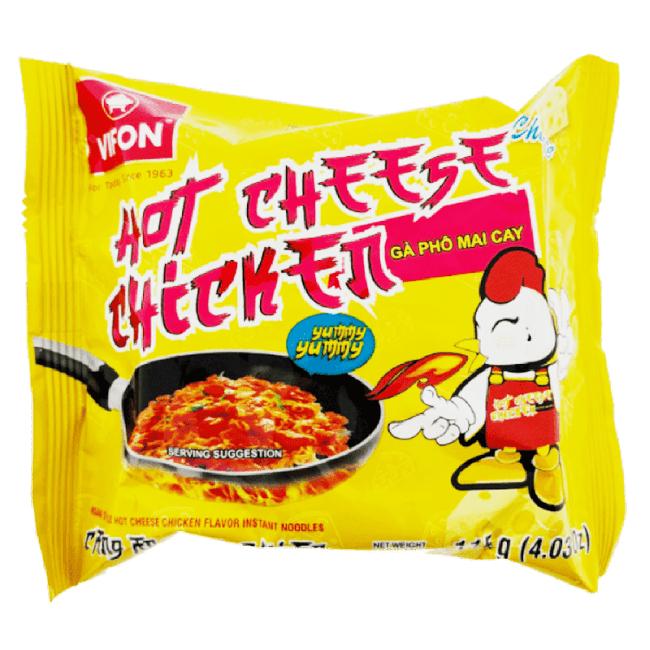 Vifon Instant Noedels Met Hete Kaas & Kipsmaak 115g