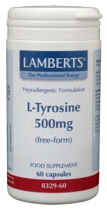 Lamberts L-Tyrosine 500 mg 60 capsules